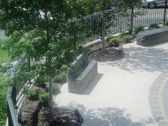 Children's Medical Center Garden Basalt Benches